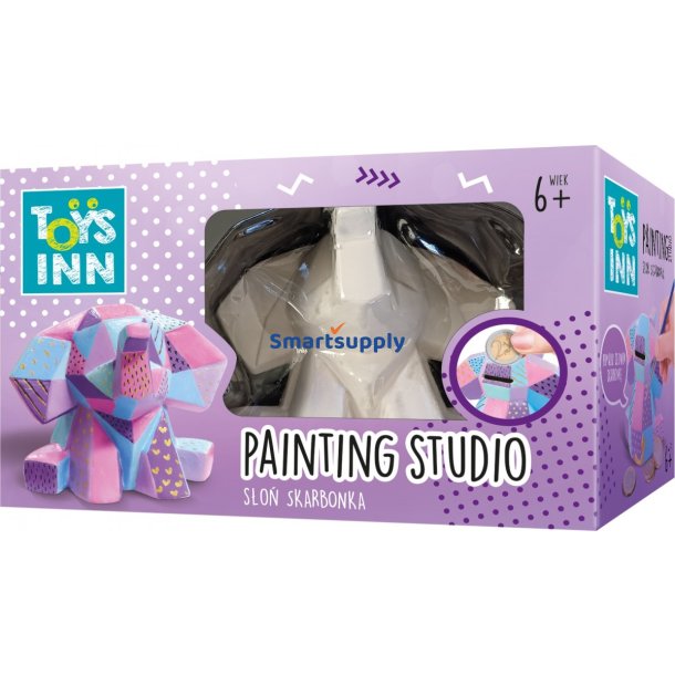 Malerstudio figur Elefant sparegris