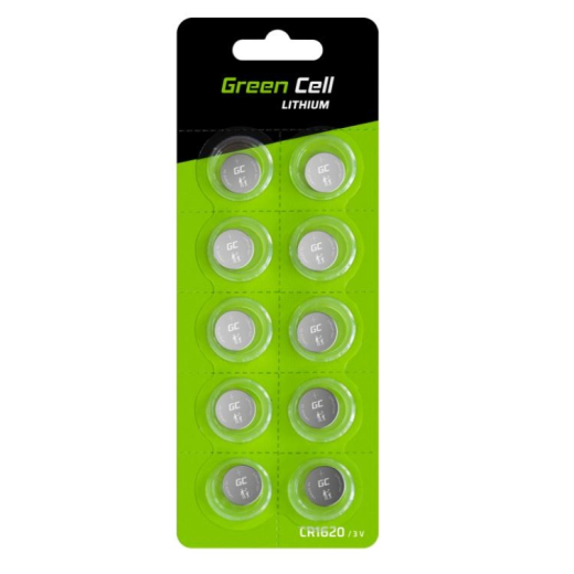 Lithiumbatteri 5x CR1620 3V 70mAh
