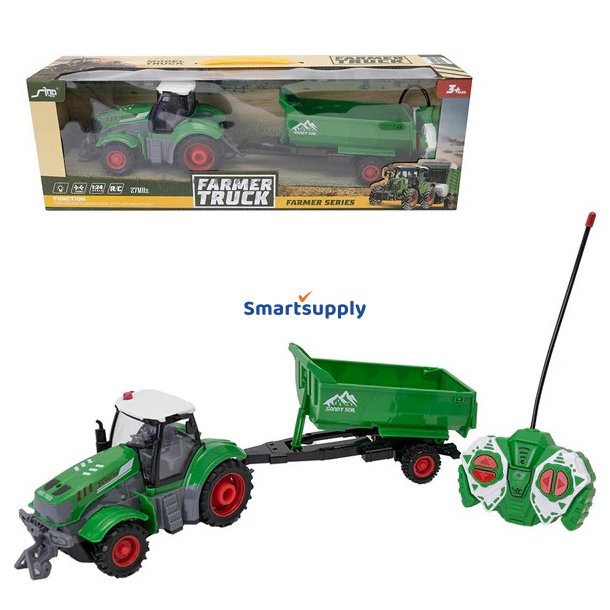 Traktor med trailer R/C