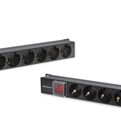 Str�mfordeler til RACK 16A PDU, 16xSCHUKO, vertikal