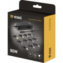 Universel str�mforsyning til en 90W b�rbar, s�t af 11 stik