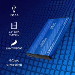 Hard Drive adapter USB3.0 HDD/SSD 2.5" SATA3 bl�