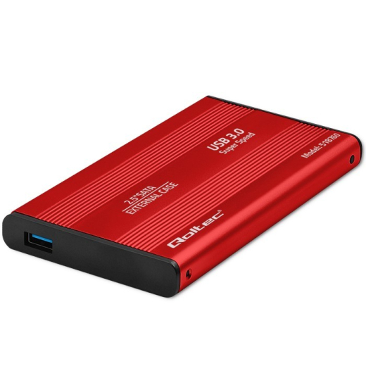 Harddiskadapter USB3.0 HDD/SSD 2.5" SATA3 r�d