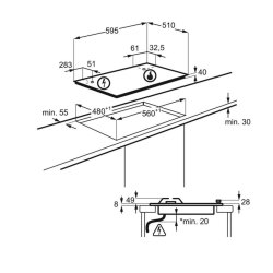 Gas komfur EGS6436RK