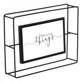 portr ramme 10x15 sort mat