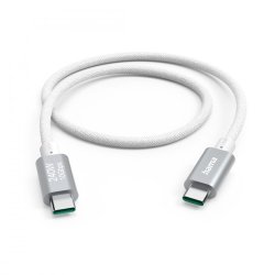 240W USB-kabel USB C-C 1,5m hvid