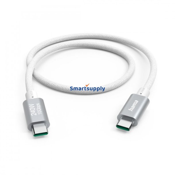 240W USB-kabel USB C-C 1,5m hvid