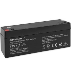 AGM batteri 12V 2.3Ah, max. 34.5A
