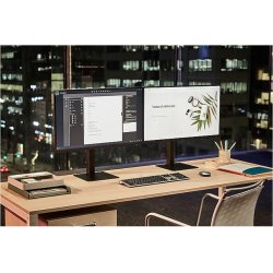 Monitor 24 tommer ViewFinity S60UD IPS 2560x1440 WQHD 16:9 1xHDMI 2xDP(In+Out) 1xUSB-C 90W 3xUSB 3.0 LAN KVM 5ms PinP/PbyP 100Hz HAS+PIV flad 3YOn-Sit