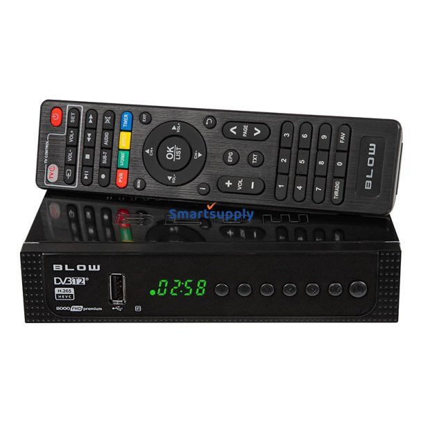 Tuner DVB-T2 8000FHD Premium