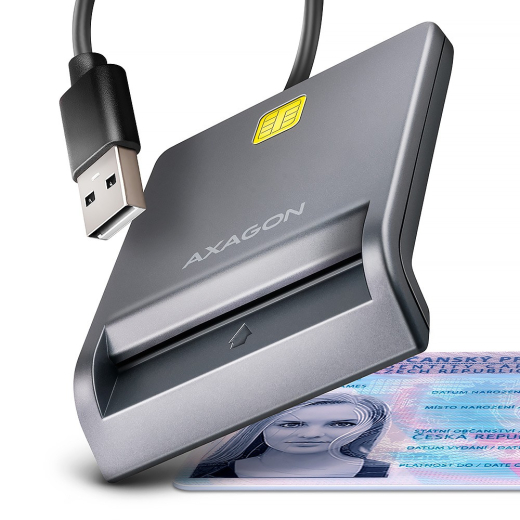 Smart card reader CRE-SM3T USB 1,3m kabel
