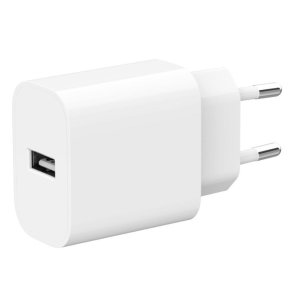 USB-A 2.4A oplader hvid