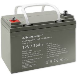 AGM batteri 12V 36Ah max. 540A