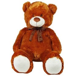 Mascot Plush Teddy Bear med sl�jfe 70 cm brun