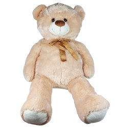 Mascot Plush Teddy Bear med sl�jfe 100 cm beige