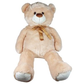 Mascot Plush Teddy Bear med sl�jfe 100 cm beige