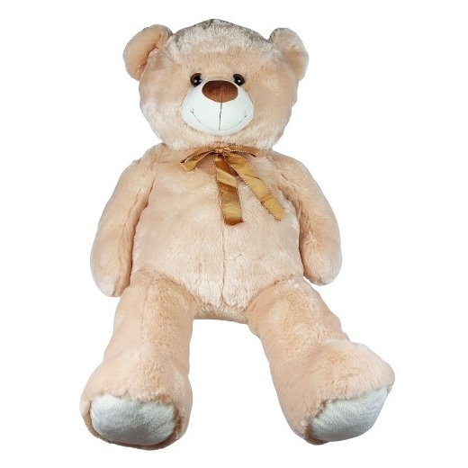 Mascot Plush Teddy Bear med sl�jfe 100 cm beige