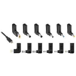 Prime 65W Universel Notebook Str�mforsyning 7-i-1