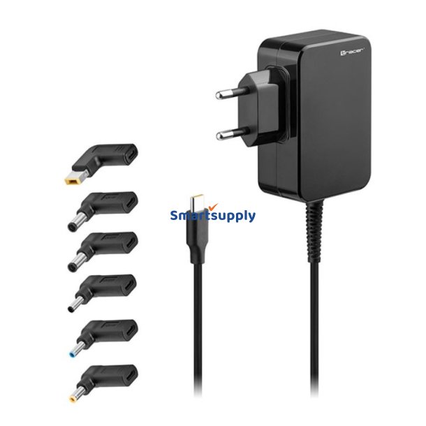 Prime 65W Universel Notebook Str�mforsyning 7-i-1