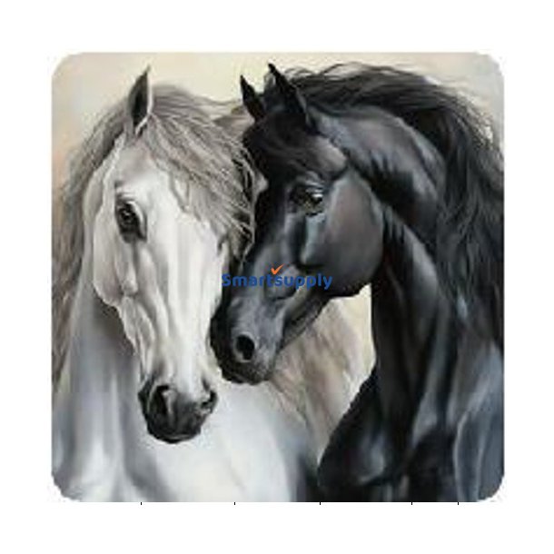 Diamantmosaik - To heste