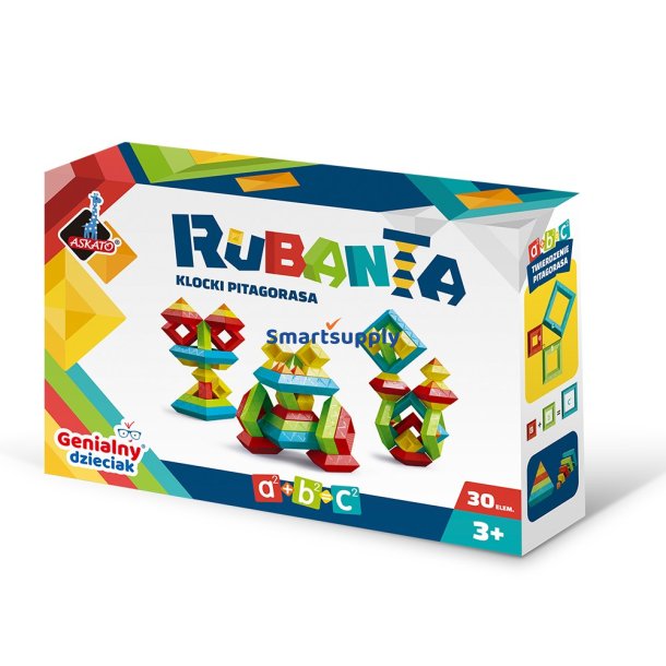 Rubanta Pythagoras blokke 30 stykker