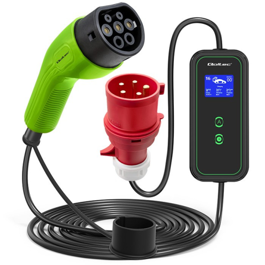 Mobil EV oplader med justerbar 2i1