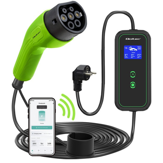 Mobil EV oplader med justerbar 2i1