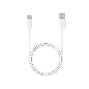 USB 2.0 kabel iPhone AM-lightning 1m hvid