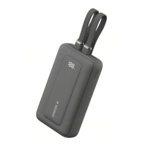 PowerBank 10k mAh 30W kabel C/Lightning 1USB-C 1USB-A C