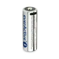 Genopladeligt batteri 18500 3,7V Li-ion 2100 mAh USB-C