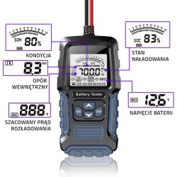 Digital belastningstest med LCD-display | 12V | 24V | 3Ah-250Ah
