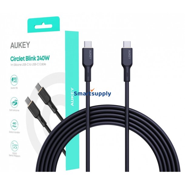 CB-SCC241 Circlet Blink Silikone USB C - USB C | 1m | 5A | 240 W PD | 20V