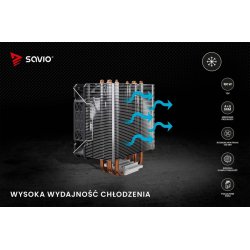 CPU K�ler SAVIO VORTEX X2
