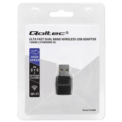 WiFi adapter 2x2dBi 1300Mbps, tr�dl�s