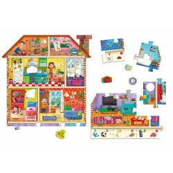 Puzzle Maxi puslespil med huller Mit hus