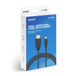HDMI Kabel CL-40M SAVIO, micro HDMI, 2m