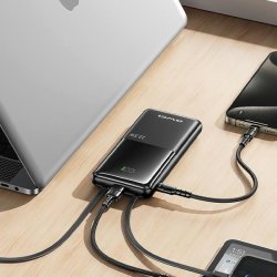 Powerbank 10000mAh P76K 22,5W 4 opladningsudgange
