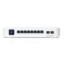 Switch UniFi 8 PoE USW-PRO-8-POE, 6 porte 1 GbE PoE+, 2 porte 1 GbE PoE++, 2 porte 10G SFP+, 120W