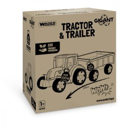 Gigant traktor- og trailer-s�t 120 cm i kasse