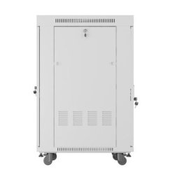 St�ende rack skab 19 22U 600x800 gr� glasd�re LCD flack pack