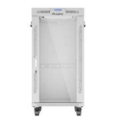 St�ende rack skab 19 22U 600x800 gr� glasd�re LCD flack pack