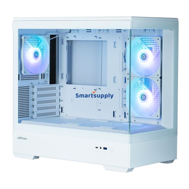 Case P30 V2 MicroATX Mini Tower 3 FansRGB Hvid