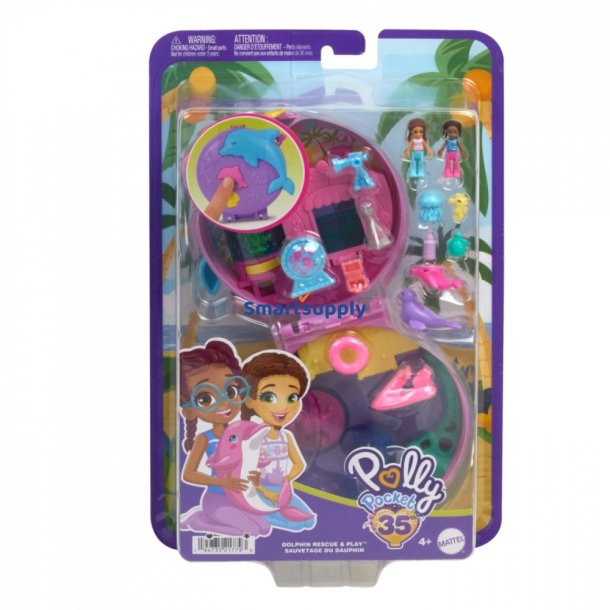 Figurer er Polly Pocket Dolphin Aquarium Compact s�t