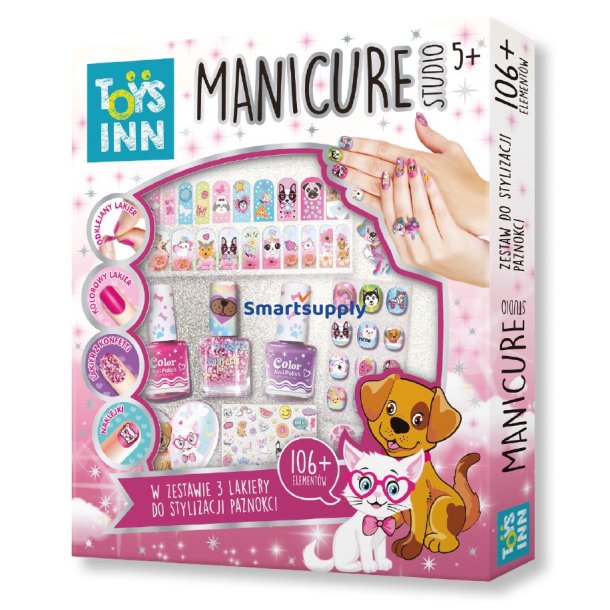 Manicure studie 3 neglelakker til k�ledyr