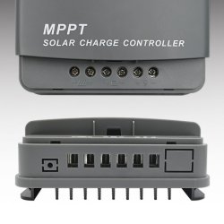 Solcelle ladekontroller MPPT 20A, 12V 24V, 2xUSB