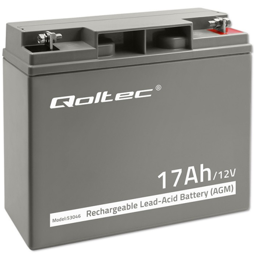 Batteri AGM 12V 17Ah max. 255A