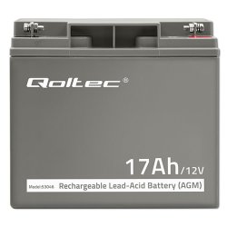 Batteri AGM 12V 17Ah max. 255A