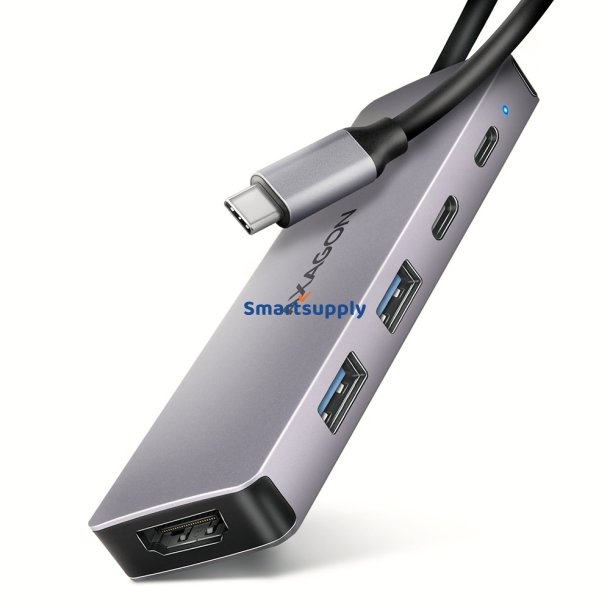 HMC-5H60 2xUSB-A HDMI4K 1x USB-C PD100W USB-C