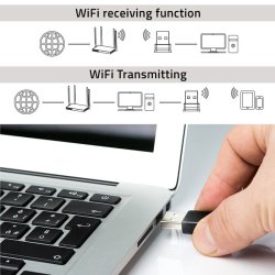 NANO WiFi Adapter mini Standard N, USB 2.0