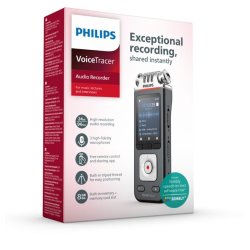 Dyktafon DVT6115 Hukommelse 8GB, USB, microSDHC 32GB, 3 mikrofoner Hi-Fi